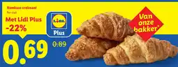 Lidl Hamkaas croissant aanbieding