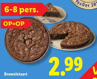 Lidl Brownietaart aanbieding