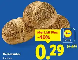 Lidl Volkorenbol aanbieding
