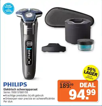 Albert Heijn Philips Elektrisch scheerapparaat aanbieding