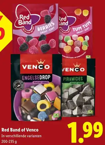 Lidl Red Band of Venco aanbieding