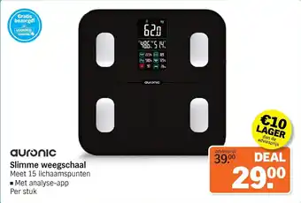 Albert Heijn Auronic Slimme Weegschaal aanbieding