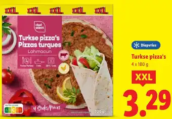 Lidl Turkse pizza's aanbieding