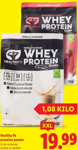 Lidl Healthy fit proteïne poeder aanbieding
