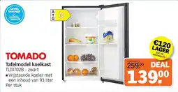 Albert Heijn Tomado Tafelmodel Koelkast aanbieding