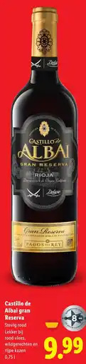 Lidl Castillo de Albai gran Reserva aanbieding
