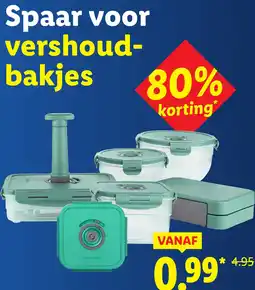 Lidl Vershoudbakjes aanbieding