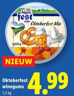 Lidl Oktoberfest winegums aanbieding