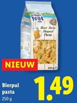 Lidl Bierpul pasta aanbieding