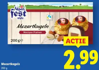 Lidl Mozartkogels aanbieding