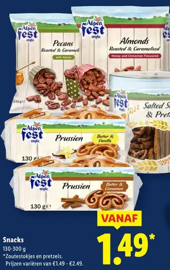 Lidl Snacks aanbieding