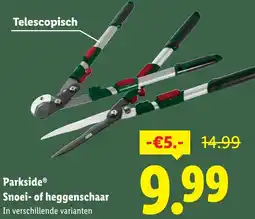 Lidl Parkside Snoei of heggenschaar aanbieding