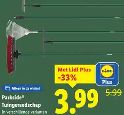 Lidl Parkside Tuingereedschap aanbieding