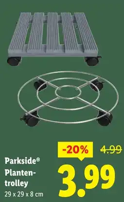 Lidl Parkside Plantentrolley aanbieding
