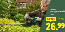 Lidl Parkside Accu-heggenschaar 20 V aanbieding