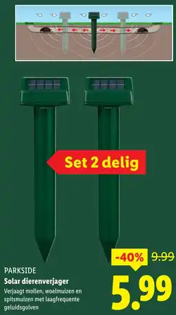 Lidl Parkside Solar dierenverjager aanbieding