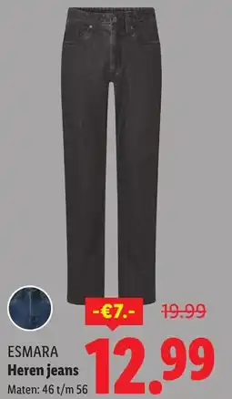 Lidl Esmara Heren jeans aanbieding