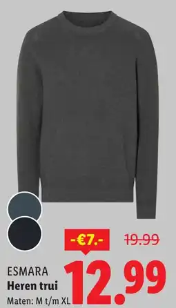 Lidl Esmara Heren trui aanbieding