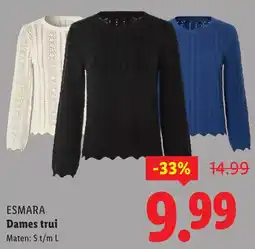 Lidl Esmara Dames trui aanbieding