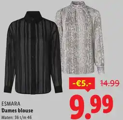 Lidl Esmara Dames blouse aanbieding