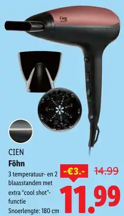 Lidl Cien Föhn aanbieding