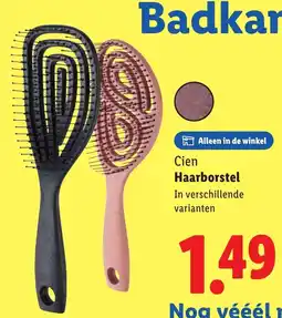 Lidl Cien Haarborstel aanbieding