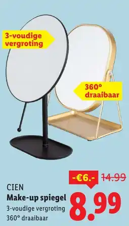 Lidl Cien Make-up spiegel aanbieding