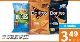 Albert Heijn Alle Doritos en Lay's Bugles aanbieding