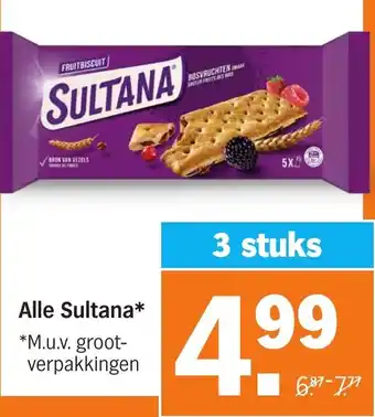 Albert Heijn Alle Sultana aanbieding