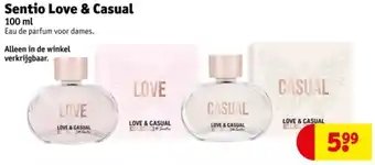 Kruidvat Sentio Love & Casual aanbieding