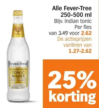 Albert Heijn Alle Fever-Tree aanbieding