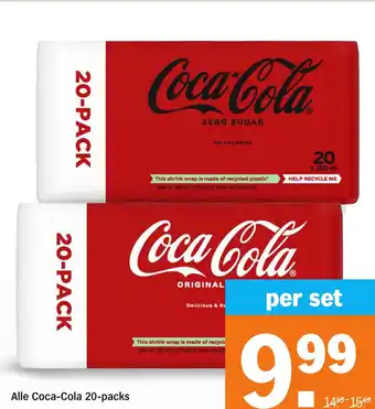 Albert Heijn Alle Coca-Cola 20-packs aanbieding