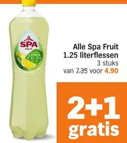 Albert Heijn Alle Spa Fruit aanbieding