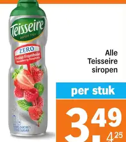 Albert Heijn Alle Teisseire siropen aanbieding
