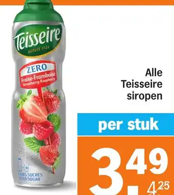 Albert Heijn Alle Teisseire siropen aanbieding