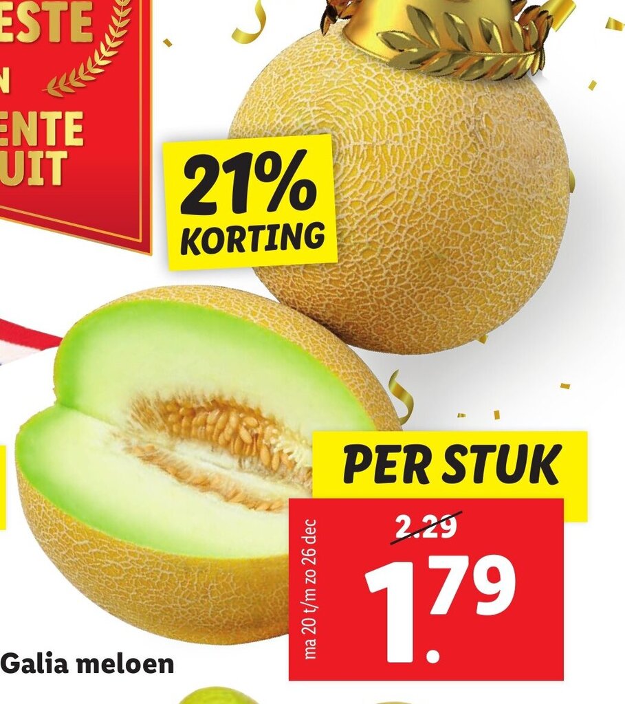 Galia meloen aanbieding bij Lidl