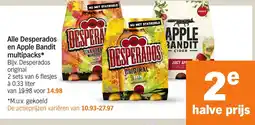 Albert Heijn Alle Desperados en Apple Bandit multipacks aanbieding