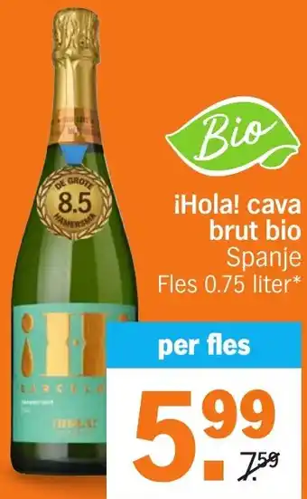 Albert Heijn ¡Hola! cava brut bio aanbieding