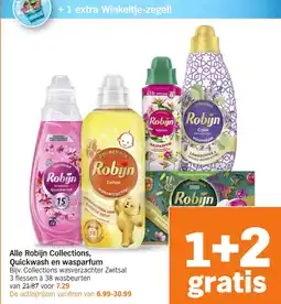 Albert Heijn Alle Robijn Collections, Quickwash en wasparfum aanbieding