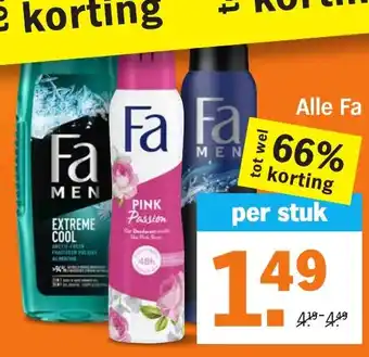 Albert Heijn Alle Fa aanbieding