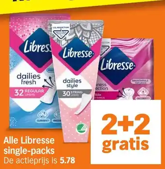 Albert Heijn Alle Libresse single-packs aanbieding