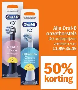 Albert Heijn Alle Oral-B opzetborstels aanbieding