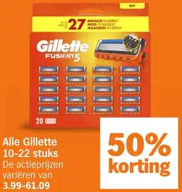 Albert Heijn Alle Gillette aanbieding