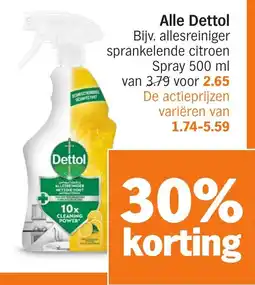 Albert Heijn Alle Dettol aanbieding