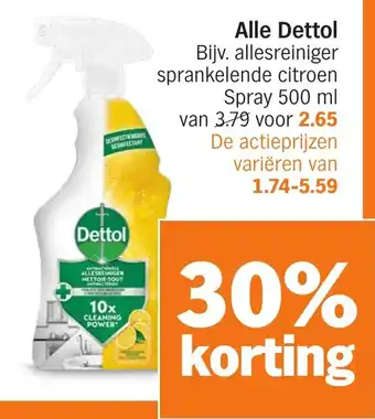 Albert Heijn Alle Dettol aanbieding