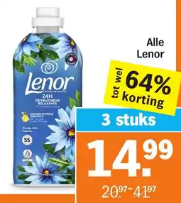 Albert Heijn Alle Lenor aanbieding