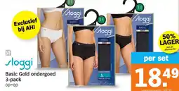 Albert Heijn Sloggi Basic Gold ondergoed 3-pack aanbieding