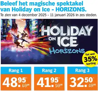 Albert Heijn Holiday on Ice - HORIZONS aanbieding