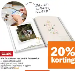 Albert Heijn Alle fotoboeken van de AH Fotoservice aanbieding