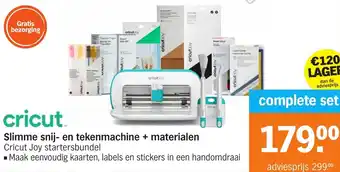 Albert Heijn Slimme snij en tekenmachine + materialen aanbieding